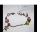 A charm bracelet