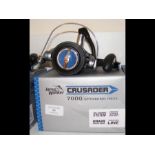 A Jarvis Walker 'Crusader 7000' fixed spool reel (