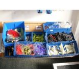 Assorted lures in wire basket (included)