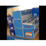 Various boxes of Mustad and other fishing hooks