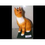A Wemyss Pottery cat 'Hamish' - 19cms high