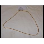 A 14k gold necklace