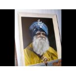 H RANGER - oil on board entitled 'The Guru'