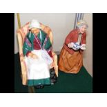 A Royal Doulton figure 'Forty Winks' together with