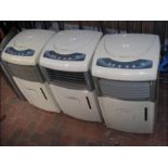 Three air cooler units