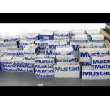 A large selection of new Mustad hooks