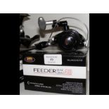 A Lineaeffe feeder rear drag 40 fixed spool reel (