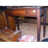 An old hall table - width 88cm