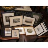 A medley of antique engravings