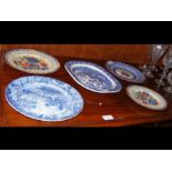 An armorial plate and others