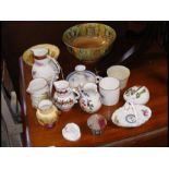 Various collectable ceramicware, Coalport and othe