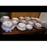 Assorted vintage saucers and plates