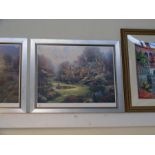 A Limited Edition Thomas Kinkade print - 'garden B