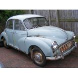 A vintage Morris Minor car for restoration - no ve