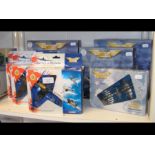 Seven Aviation Archive boxed die cast aircraft, in