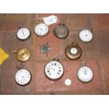 A selection of pocket watches for restoration