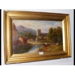 ENGLISH SCHOOL - a 19th century oil on canvas of r