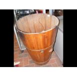 An unusual wooden planter - 57cm diameter