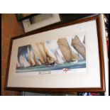 A Limited Edition yachting print