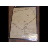 Old sea charts, including the Isle of Wight