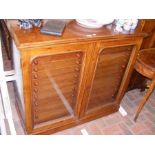 A Victorian mahogany collectors cabinet