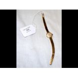 A ladies 9ct Vertex wristwatch