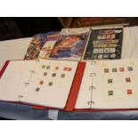 A selection of albums and loose sheets of collecta