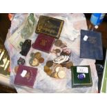 Various collectables including notes coins etc.