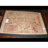 A 17th century Isle of Wight map by John Speed - 4