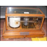 A 1920's Short & Mason of London barograph - 32cms