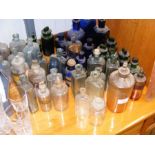A selection of old chemist bottles