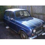 FROM A DECEASED ESTATE - A 1979 Renault 4, registration JLE 670V