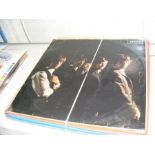 Five Beatles LP records, including 'Help!', togeth