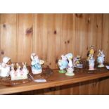 Ten Beswick Beatrix Potter figures, together with