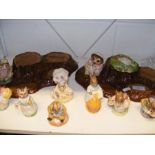 A collection of ten Beswick Beatrix Potter figures