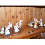 Ten Beswick Beatrix Potter figures, together with