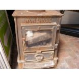 A Montrose cast iron log burner