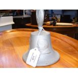 An RAF Benevolent Fund bell made from metal from d
