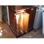 An interesting Victorian mahogany picture cabinet