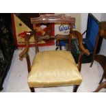 A Regency carver chair
