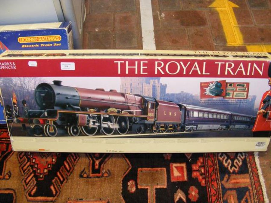 A boxed Marks & Spencer Train Set - 'The Royal Tra