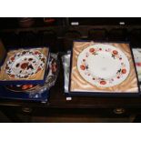 A selection of boxed Crown Derby cabinet plates