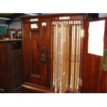 An interesting Victorian mahogany picture cabinet