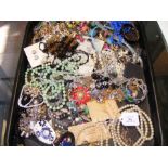 A collection of assorted costume jewellery