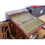 A reproduction Davenport style desk