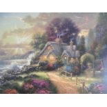 A Limited Edition Thomas Kinkade print - 'A New Da