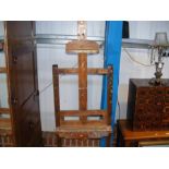 A large antique easel