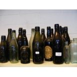 Old Isle of Wight beer bottles including Henry Ada