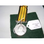 A South African General Service medal to C.S.M Coo