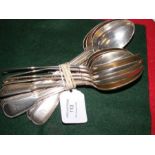 Twelve dessert spoons, London hallmark